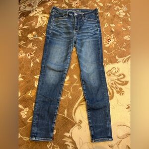 American Eagle Outfitters Women's Blue Skinny Jeans